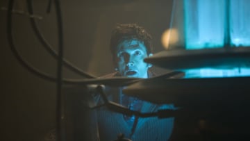 The Tenth Doctor joins forces with many companions in The Stolen Earth!Credit: BBC Press.