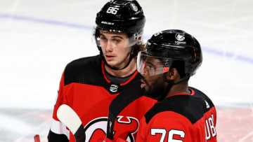 P.K. Subban #76 of the New Jersey Devils. (Photo by Elsa/Getty Images)