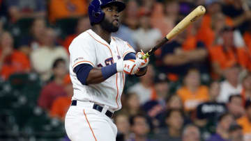 Houston Astros designated hitter Yordan Alvarez (Photo by Bob Levey/Getty Images)