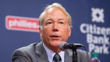 On Sunday January 8 2017 Philadelphia Phillies club President Andy MacPhail told MLB Network Radio that the team is looking to add a left-handed bat. Mandatory Credit: Bill Streicher-USA TODAY Sport (June 29, 2015);