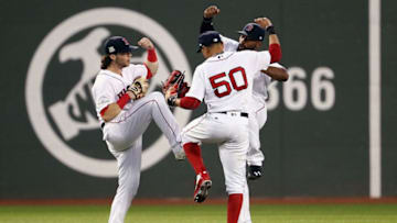 BOSTON, MA - OCTOBER 08: Andrew Benintendi