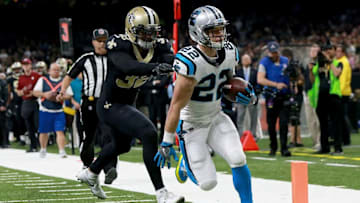 NEW ORLEANS, LA - DECEMBER 03: Christian McCaffrey (Photo by Sean Gardner/Getty Images)