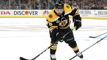 BOSTON, MASSACHUSETTS - MAY 27: Connor Clifton #75 of the Boston Bruins plays against the St. Louis Blues during Game One of the 2019 Stanley Cup Finals at TD Garden on May 27, 2019 in Boston, Massachusetts. (Photo by Dave Sandford/NHLI via Getty Images)