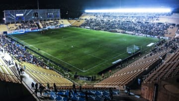 OAXACA, MEXICO - DECEMBER 06: Aereal view of the stadium prior to the Final second leg match between Alebrijes de Oaxaca and Zacatepec as part of the Torneo Apertura 2019 Ascenso MX at Estadio Instituto TecnolÛgico de Oaxaca on December 6, 2019 in Oaxaca, Mexico. (Photo by Jaime Lopez/Jam Media/Getty Images)