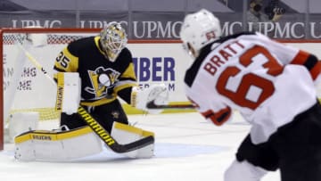 New Jersey Devils left wing Jesper Bratt (63): (Charles LeClaire-USA TODAY Sports)