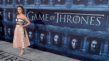 HOLLYWOOD, CALIFORNIA - APRIL 10: Actress Maisie Williams attends the premiere of HBO's "Game Of Thrones" Season 6 at TCL Chinese Theatre on April 10, 2016 in Hollywood, California. (Photo by Alberto E. Rodriguez/Getty Images)
