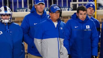 Duke football head coach David Cutcliffe (Mandatory Credit: James Guillory-USA TODAY Sports)