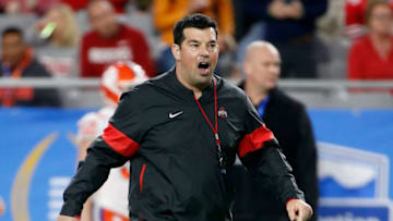 GLENDALE, ARIZONA - DECEMBER 28: Head coach Ryan Day of the Ohio State Buckeyes (Photo by Ralph Freso/Getty Images)