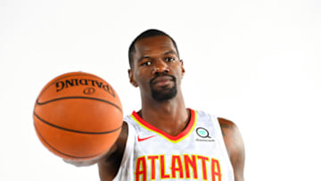 Dewayne Dedmon #14 of the Atlanta Hawks (Photo by Scott Cunningham/NBAE via Getty Images)