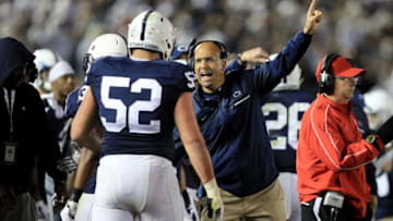 PASADENA, CA - JANUARY 02: Penn State Nittany Lions head coach James Franklin reacts on the sideline during the second half against the USC Trojans during the 2017 Rose Bowl Game presented by Northwestern Mutual at the Rose Bowl on January 2, 2017 in Pasadena, California. (Photo by Sean M. Haffey/Getty Images)
