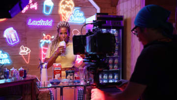 Kelis films `It's Dairy,` a take on her hit single `Milkshake, which explains how with LACTAID you can enjoy the goodness of real dairy.