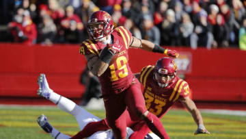 AMES, IA - OCTOBER 28: Wide receiver Trever Ryen