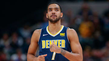 INDIANAPOLIS, IN - DECEMBER 10: Trey Lyles #7 of the Denver Nuggets is seen during the game against the Indiana Pacers at Bankers Life Fieldhouse on December 10, 2017 in Indianapolis, Indiana. (Photo by Michael Hickey/Getty Images)