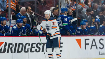 Warren Foegele #37, Edmonton Oilers Mandatory Credit: Bob Frid-USA TODAY Sports