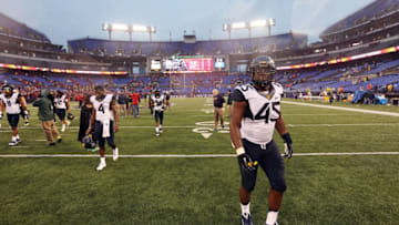 BALTIMORE, MD - SEPTEMBER 21: Defensive lineman Eric Kinsey