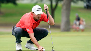 Austin Eckroat, 2023 AT&T Byron Nelson, TPC Craig Ranch,Mandatory Credit: Raymond Carlin III-USA TODAY Sports