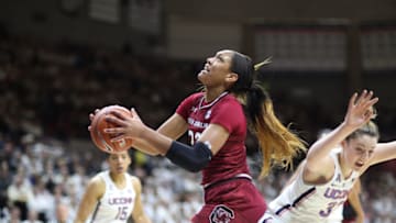 STORRS, CONNECTICUT- FEBRUARY 13: A'ja Wilson