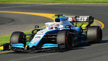 MELBOURNE, AUSTRALIA - MARCH 15: George Russell of Great Britain driving the (63) Rokit Williams Racing FW42 Mercedes (Photo by Quinn Rooney/Getty Images)