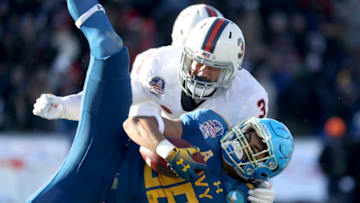 ANNAPOLIS, MD - DECEMBER 28: Running back Keoni-Kordell Makekau