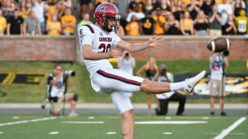 Joseph Charlton #20 of the South Carolina Gamecocks. (Photo by Ed Zurga/Getty Images)