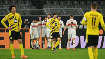 Borussia Dortmund were left stunned by Stuttgart (Photo by INA FASSBENDER/AFP via Getty Images)