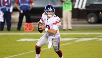 Former Duke football quarterback Daniel Jones (Mandatory Credit: Bill Streicher-USA TODAY Sports)