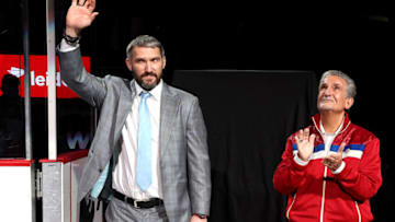 Alex Ovechkin, Ted Leonsis, Washington Capitals (Photo by Rob Carr/Getty Images)