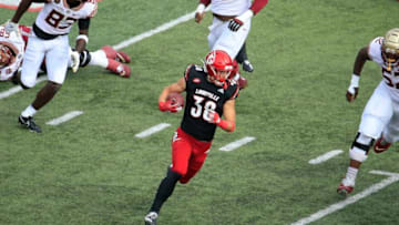 Jack Fagot #38 of the Louisville Cardinals (Photo by Andy Lyons/Getty Images)