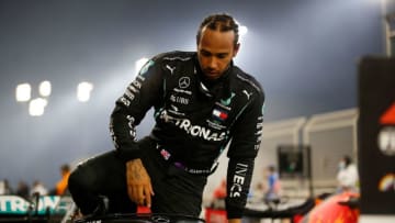 Lewis Hamilton, Mercedes, Formula 1 (Photo by HAMAD I MOHAMMED/POOL/AFP via Getty Images)