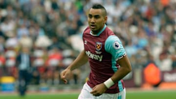LONDON, ENGLAND - SEPTEMBER 10: Dimitri Payet of West Ham United in action during the Premier League match between West Ham United and Watford at London Stadium on September 10, 2016 in London, England. (Photo by Avril Husband/West Ham United via Getty Images)