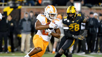 Ty Chandler, Tennessee Volunteers, Missouri Tigers. (Mandatory Credit: Denny Medley-USA TODAY Sports)