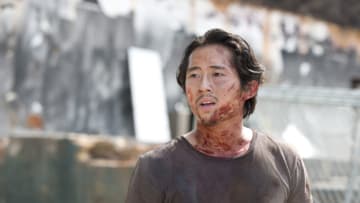 Steven Yeun as Glenn Rhee - The Walking Dead _ Season 6, Episode 7 - Photo Credit: Gene Page/AMC