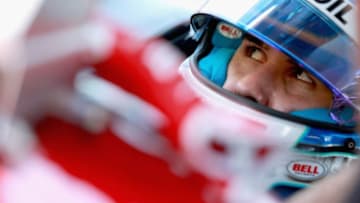 FORT WORTH, TX - JUNE 08: Robert Wickens, driver of the #6 Lucas Oil SPM Honda, sits in his car during the US Concrete Qualifying Day for the Verizon IndyCar Series DXC Technology 600 at Texas Motor Speedway on June 8, 2018 in Fort Worth, Texas. (Photo by Sean Gardner/Getty Images)