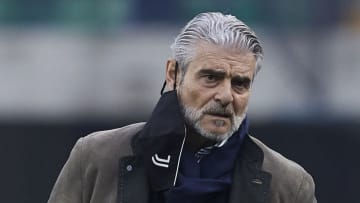VERONA, ITALY - OCTOBER 30: Maurizio Arrivabene of Juventus looks on prior to the Serie A match between Hellas Verona and Juventus at Stadio Marcantonio Bentegodi on October 30, 2021 in Verona, Italy. (Photo by Emmanuele Ciancaglini/CPS Images/Getty Images)