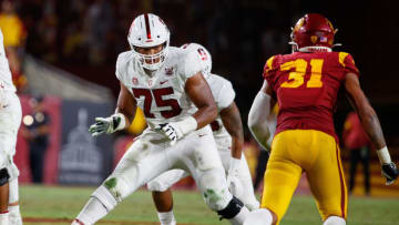 Stanford Cardinal freshman offensive tackle Walter Rouse (Photo by Bob Drebin/ISI Photos/Getty Images).