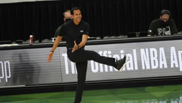 Miami Heat coach Erik Spoelstra (Photo by Quinn Harris/Getty Images)