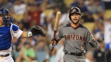 LOS ANGELES, CA - OCTOBER 07: Gregor Blanco
