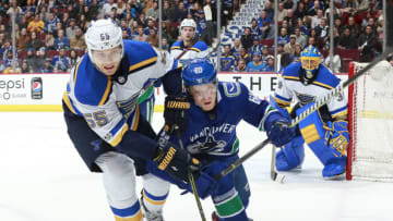 VANCOUVER, BC - NOVEMBER 18: Colton Parayko