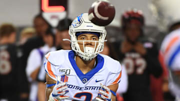 Khalil Shakir, Boise State Broncos (Mandatory Credit: Stephen R. Sylvanie-USA TODAY Sports)