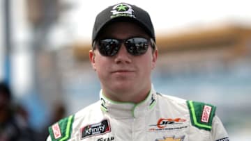 HOMESTEAD, FL - NOVEMBER 17: Tyler Reddick, driver of the #9 BurgerFi Chevrolet, prepares to drive during qualifying for the NASCAR Xfinity Series Ford EcoBoost 300 at Homestead-Miami Speedway on November 17, 2018 in Homestead, Florida. (Photo by Chris Graythen/Getty Images)