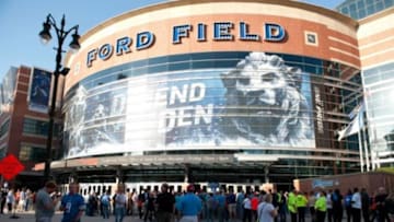 Sep 27, 2015; Detroit, MI, USA; A general view of Ford Field prior to the game between the Detroit Lions and the Denver Broncos. Mandatory Credit: Tim Fuller-USA TODAY Sports