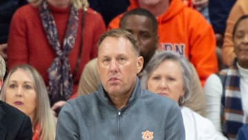 CBS Sports' Barrett Sallee said that Hugh Freeze has been 'drinking from a fire hose' since taking over as Auburn football head coach (Photo by Michael Chang/Getty Images)