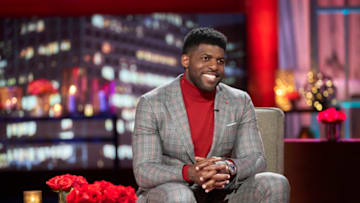 THE BACHELOR - ÒThe Bachelor: After the Final RoseÓ Ð On-air personality and bestselling author Emmanuel Acho hosts an emotional and impactful evening featuring touching reunions, heart-wrenching confrontations and powerful one-on-one talks with the final women as well as the Bachelor himself, Matt James. Plus Ðjust when you thought the twists and turns were finished Ð a shocking announcement that will have Bachelor Nation talking, all on ÒThe Bachelor: After the Final Rose,Ó MONDAY, MARCH 15 (10:00-11:03 p.m. EDT), on ABC. (ABC/Craig Sjodin)EMMANUEL ACHO