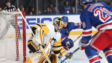 NEW YORK, NY - MARCH 14: Mika Zibanejad