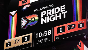 PHILADELPHIA, PENNSYLVANIA - JANUARY 17: against the Anaheim Ducks general view during the first period between the Philadelphia Flyers and the Anaheim Ducks at Wells Fargo Center on January 17, 2023 in Philadelphia, Pennsylvania. (Photo by Tim Nwachukwu/Getty Images)