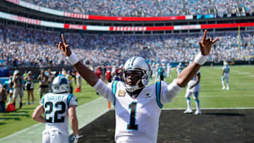 Raiders, Cam Newton (Photo by Jacob Kupferman/Getty Images)