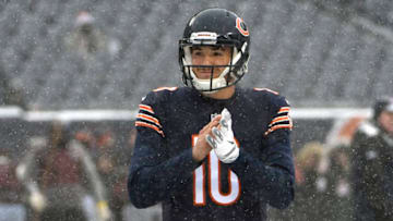 CHICAGO, IL - DECEMBER 24: Quarterback Mitchell Trubisky