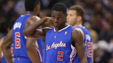 Jan 25, 2014; Toronto, Ontario, CAN; Los Angeles Clippers guard Darren Collison (2) during their game against the Toronto Raptors at Air Canada Centre. The Clippers beat the Raptors 126-118. Mandatory Credit: Tom Szczerbowski-USA TODAY Sports