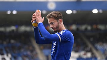 James Maddison of Leicester City (Photo by Laurence Griffiths/Getty Images)