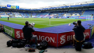 Leicester City, King Power Stadium (Photo by TIM KEETON/POOL/AFP via Getty Images)
